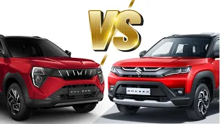 2024 Mahindra XUV 3XO Vs Maruti Suzuki Vitara Brezza Comparison Baed on Specifications #xuv3xo