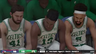 NBA 2K24 Gameplay: Playoff mode - Philadelphia 76ers vs Boston Celtics - (Xbox Series X) [4K60FPS]