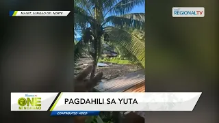 One Mindanao: Kapin 20 ka balay nadanyos sa landslide sa Mainit, Surigao del Norte