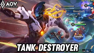 AOV : YORN GAMEPLAY | TANK DESTROYER - ARENA OF VALOR LIÊNQUÂNMOBILE ROV COT