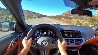 2021 BMW M4 Manual POV Canyon Drive (3D Audio)(ASMR)