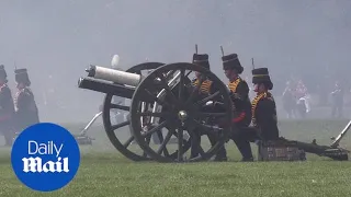 41-gun salute celebrates Duke of Edinburgh's 97th birthday