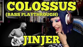 REACTION | JINJER "COLOSSUS" (BASS PLAYTHROUGH)