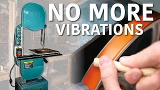 How To Reduce Bandsaw Vibration - *BONUS* Adjusting for Blade Drift