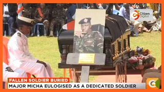 KDF Major David Micha killed in Lamu terror attack laid to rest in Kiminini constituency, Trans Nzoi