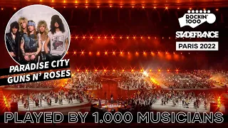 Paradise City, Guns N' Roses played by 1.000 musicians | Paris 2022