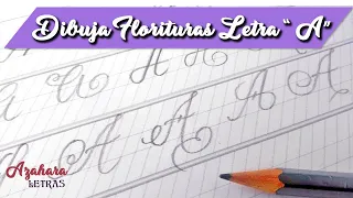 ╰⊱⊱╮ღ +10 FLOURISING LETTER "A" in COPPERPLATE ღ╭⊱≺ Learn how to draw them with PENCIL ✏️