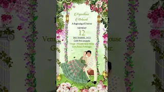 Wedding invitation | Wedding | Invitation | Wed me Good | Indian Wedding | Save The Date