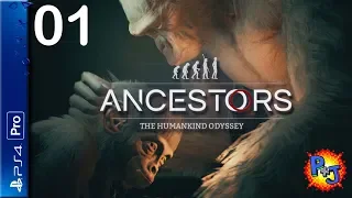 Let's Play Ancestors: The Humankind Odyssey | PS4 Pro Console Gamplay Episode 1 (P+J)