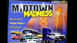 60fps 720p - Midtown Madness 1 (PC) - Checkpoint Races 1-4