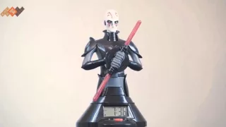 Star Wars Фигурка Инквизитора - часы со световым мечом и будильником Звездные войны