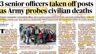 English Through Newspaper | Civilian Death Probe under way | Learn English Grammar