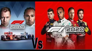 F1 2020 VS F1 2019 Top Speed Comparison | F1 Games