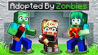 Adopted By ZOMBIES In Minecraft!