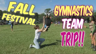 Coach Life: Gymnastics Team Fall Festival Trip!!| Rachel Marie