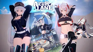 [Azur lane MMD/4K] 企業Enterprise、歐根親王prinzeugen賽車女郎Racequeen L2DSkin｜Wind Catcher｜Final Lap｜信濃Shinano