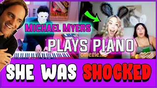 Michael Myers takes song requests on OMEGLE Best Piano Performance - Marcus Veltri Reaction