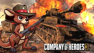 Action Packed Match! The Kangaroos are coming! (Elpern vs IncaUna) Company of Heroes 3