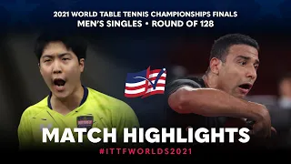 Lim Jonghoon vs Omar Assar | 2021 World Table Tennis Championships Finals | MS | R128