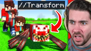 I Cheated With //TRANSFORM in Minecraft