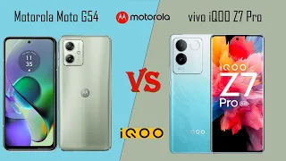 Motorola Moto G54 VS Vivo IQOO Z7 Pro | Comparison | @technoideas360