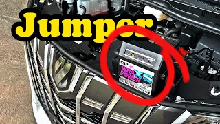 SOLUTION After Jump Start [Toyota Alphard]