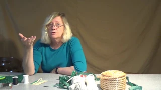 What supplies do you need to make  rag baskets with rope (no glue or sewing machine)