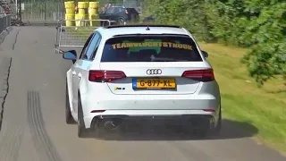 Stage 2 Tuned Audi RS3 8V, CRAZY Accelerations and LOUD Downshifts!