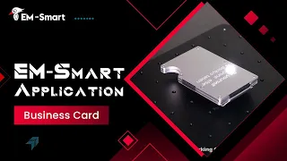 EM-Smart Laser Marking On Metal Business Card