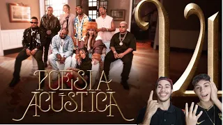 react da Poesia acústica 14, e agente ficamos impressionado muito!!!💥😱😱