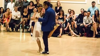 Milonga LAX, tango performance by Chicho Frumboli  & Juana Sepulveda (3), July 17 2015