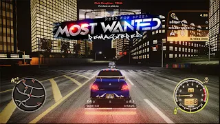Need For Speed Most Wanted Remastered 2022 - Cops Pursuit Night Mode Ultra Graphics