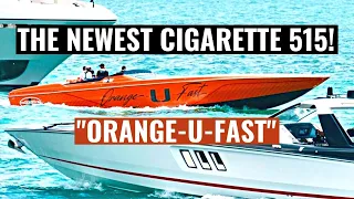 Cigarette's Newest 2,700 Horsepower Speedboat - Cigarette 515 "Orange-U-Fast"