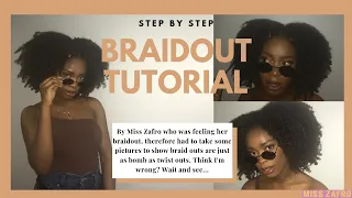 Step by step braidout tutorial