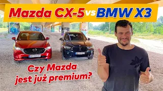 Nowa MAZDA CX5 vs BMW X3 - porównanie 2022