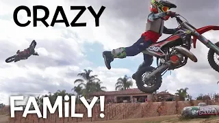 Crazy Kid on Dirt Bike! 8 Year Old Sends Jump