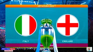 PES 2021 - Italy vs England Final London - EURO 2020 Full Match HD - Jyky Football Gameplay PC