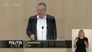 Gerald Hauser - Epidemiegesetz und COVID-19-Maßnahmengesetz - 25.3.2021