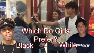 Which Do Girls Prefer? Black Or White Guys | Public Interview