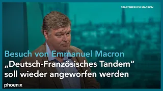 Staatbesuch von Macron: Einschätzungen von Politikwissenschaftler Siebo Janssen | 26.05.24