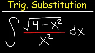 Trigonometric Substitution