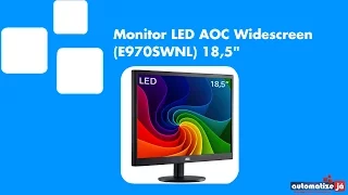 Monitor LED AOC Widescreen (E970SWNL) 18,5"