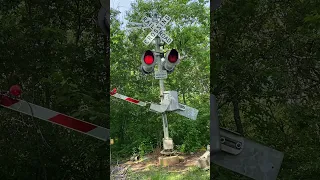 my backyard railroad crossing gate