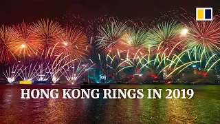 Hong Kong rings in 2019 with 10-minute fireworks show