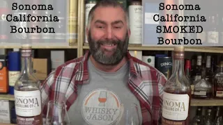 Sonoma California Bourbon Whiskey im Vergleich mit Sonoma California SMOKED Bourbon Whiskey