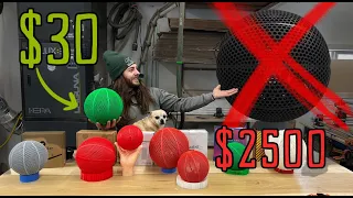 Can we recreate the $2500 airless basketball on a Hobbyist 3D Printer?