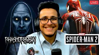 Hunting Bhoots in Phasmo || Spider-Man 2 (Part 2) Later🛑