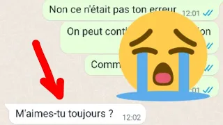 L' AMOUR APRES UNE RUPTURE | conversation triste mais la fin était ❤️ | conversation WhatsApp 2022