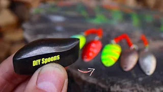 DIY Spoon Lure Making: Homemade with Metal Stamps