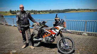 BEGINNER ON A KTM 690 | Camping trip